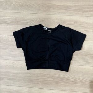 AYBL Black Cropped Top